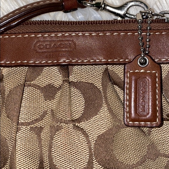 Coach Signature Wristlet - Picture 3 of 5